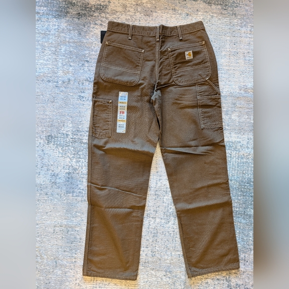 Carhartt Flame Resistant Duck Work Dungaree 33x32 - Picture 3 of 6